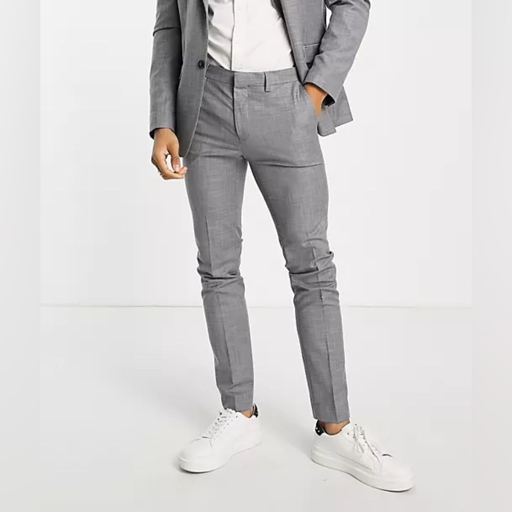 TOPMAN Skinny Suit Pants Size 28R